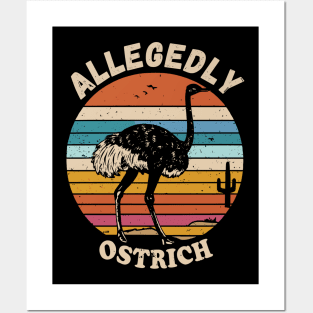 Ostrich Posters and Art